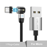 540 Degree Magnetic USB Cable Fast Charging