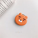 3D cartoon fold finger grip phone holder