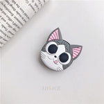 3D cartoon fold finger grip phone holder