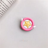 3D cartoon fold finger grip phone holder