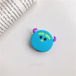 3D cartoon fold finger grip phone holder