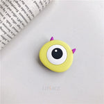 3D cartoon fold finger grip phone holder