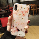 Lovable Phone Case For iPhone (Gold Foil Glitter Marble)