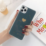 Lovable Phone Case For iPhone (Gold Foil Glitter Marble)