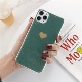 Lovable Phone Case For iPhone (Gold Foil Glitter Marble)
