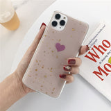 Lovable Phone Case For iPhone (Gold Foil Glitter Marble)