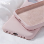 Soft Liquid Silicone Case For Samsung Galaxy Model Mobiles