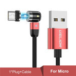 540 Degree Magnetic USB Cable Fast Charging