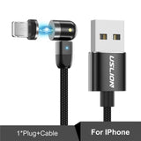 540 Degree Magnetic USB Cable Fast Charging