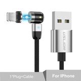 540 Degree Magnetic USB Cable Fast Charging