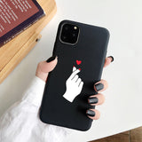 Love Couple Rose Soft Case For iPhone