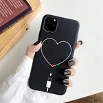 Love Couple Rose Soft Case For iPhone
