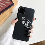 Love Couple Rose Soft Case For iPhone