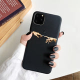Love Couple Rose Soft Case For iPhone