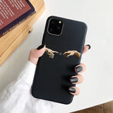 Love Couple Rose Soft Case For iPhone