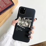 Love Couple Rose Soft Case For iPhone