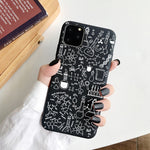 Love Couple Rose Soft Case For iPhone