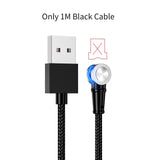 USB C Magnetic Cable, ZRSE 180 Degree Rotate Double Charge Nylon Brained Charging Cable