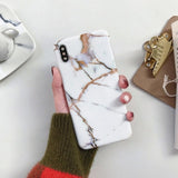 Marble Soft Silicone Back Cover Case For Samsung Galaxy Series