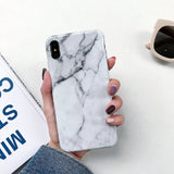 Marble Soft Silicone Back Cover Case For Samsung Galaxy Series